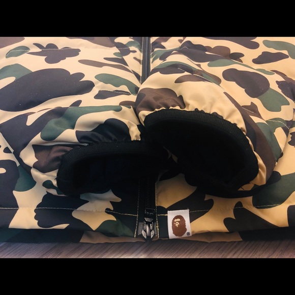 NWT HTF LE A Bathing Ape BAPE Puffy Bomber Jacket - Picture 5 of 8